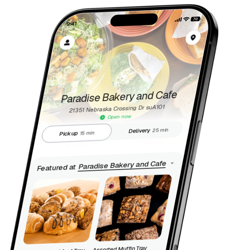 Paradise Bakery and Cafe app preview