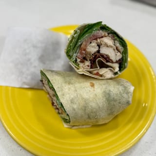 Chicken Bacon Pesto Wrap